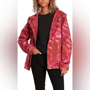 NWT Volcom Enemy Stone Hooded Zip Front Windbreaker waterproof gorpcore M